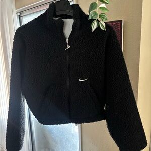 Nike Women's Black Teddy Jacket
